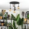 Chehalis Lampa sufitowa, Kula świetlna 39.5 cm W kolorze bursztynu, Przydymiony, 5-punktowe