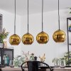 Koyoto Lampa wisząca, Kula świetlna, Lampa wisząca Złoty, 4-punktowe