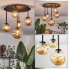 Chehalis Lampa sufitowa, Kula świetlna 42.5 cm W kolorze bursztynu, 5-punktowe