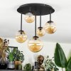 Chehalis Lampa sufitowa, Kula świetlna 42.5 cm W kolorze bursztynu, 5-punktowe
