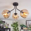 Ripoll lampa sufitowa, kula świetlna bursztynowy, 3-punktowe