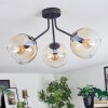 Koyoto Lampa sufitowa, Kula świetlna W kolorze bursztynu, Przezroczysty, 3-punktowe
