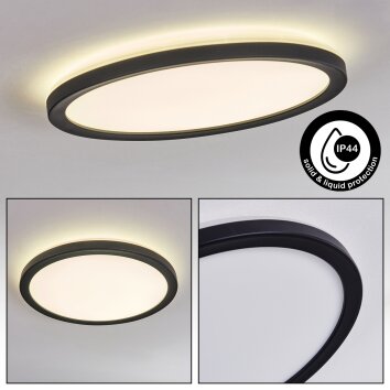 Qadir Zewnętrzna lampa sufitowa, Lampa sufitowa LED Biały, 1-punktowy