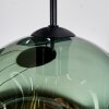 Ripoll Lampa wisząca, Kula świetlna, Lampa wiszącego klastra Niebeieski, Zielony, W kolorze miedzi, 5-punktowe