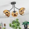 Ripoll Lampa sufitowa, Kula świetlna Złoty, Przezroczysty, 3-punktowe