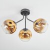 Ripoll Lampa sufitowa, Kula świetlna Złoty, Przezroczysty, 3-punktowe