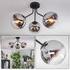 Gastor Lampa sufitowa, Kula świetlna Chrom, Przezroczysty, Przydymiony, 3-punktowe