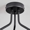 Koyoto Lampa sufitowa, Kula świetlna W kolorze bursztynu, 3-punktowe