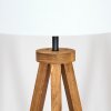 Soungou Lampa stojąca Ciemne drewno, Czarny, 1-punktowy