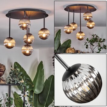 Chehalis Lampa sufitowa, Kula świetlna Przydymiony, 5-punktowe