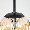 Chehalis Lampa sufitowa, Kula świetlna W kolorze bursztynu, 5-punktowe