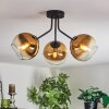 Koyoto Lampa sufitowa, Kula świetlna 42 cm Złoty, Przezroczysty, 3-punktowe