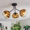 Koyoto Lampa sufitowa, Kula świetlna 42 cm Złoty, Przezroczysty, 3-punktowe