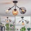 Gastor lampa sufitowa, kula świetlna 42 cm bursztynowy, przezroczysty, przydymiony, 3-punktowe