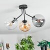 Gastor lampa sufitowa, kula świetlna 42 cm bursztynowy, przezroczysty, przydymiony, 3-punktowe