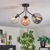 Gastor lampa sufitowa, kula świetlna 42 cm bursztynowy, przezroczysty, przydymiony, 3-punktowe