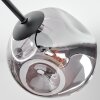 Ripoll Lampa sufitowa, Kula świetlna Przydymiony, 3-punktowe