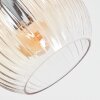 Koyoto Lampa sufitowa, Kula świetlna W kolorze bursztynu, Przezroczysty, 3-punktowe