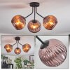 Koyoto lampa sufitowa, kula świetlna miedziany, 3-punktowe
