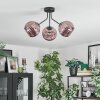 Koyoto lampa sufitowa, kula świetlna miedziany, 3-punktowe