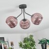 Koyoto lampa sufitowa, kula świetlna miedziany, 3-punktowe