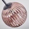 Koyoto lampa sufitowa, kula świetlna niebeieski, zielony, miedziany, 3-punktowe