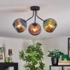 Koyoto lampa sufitowa, kula świetlna niebeieski, zielony, miedziany, 3-punktowe