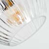 Ripoll Lampa sufitowa, Kula świetlna W kolorze bursztynu, Przezroczysty, Przydymiony, 3-punktowe