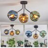 Ripoll Lampa sufitowa, Kula świetlna Niebeieski, Złoty, Zielony, 3-punktowe