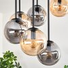 Gastor Lampa sufitowa, Kula świetlna W kolorze bursztynu, Przydymiony, 9-punktowe