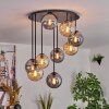 Gastor Lampa sufitowa, Kula świetlna W kolorze bursztynu, Przydymiony, 9-punktowe