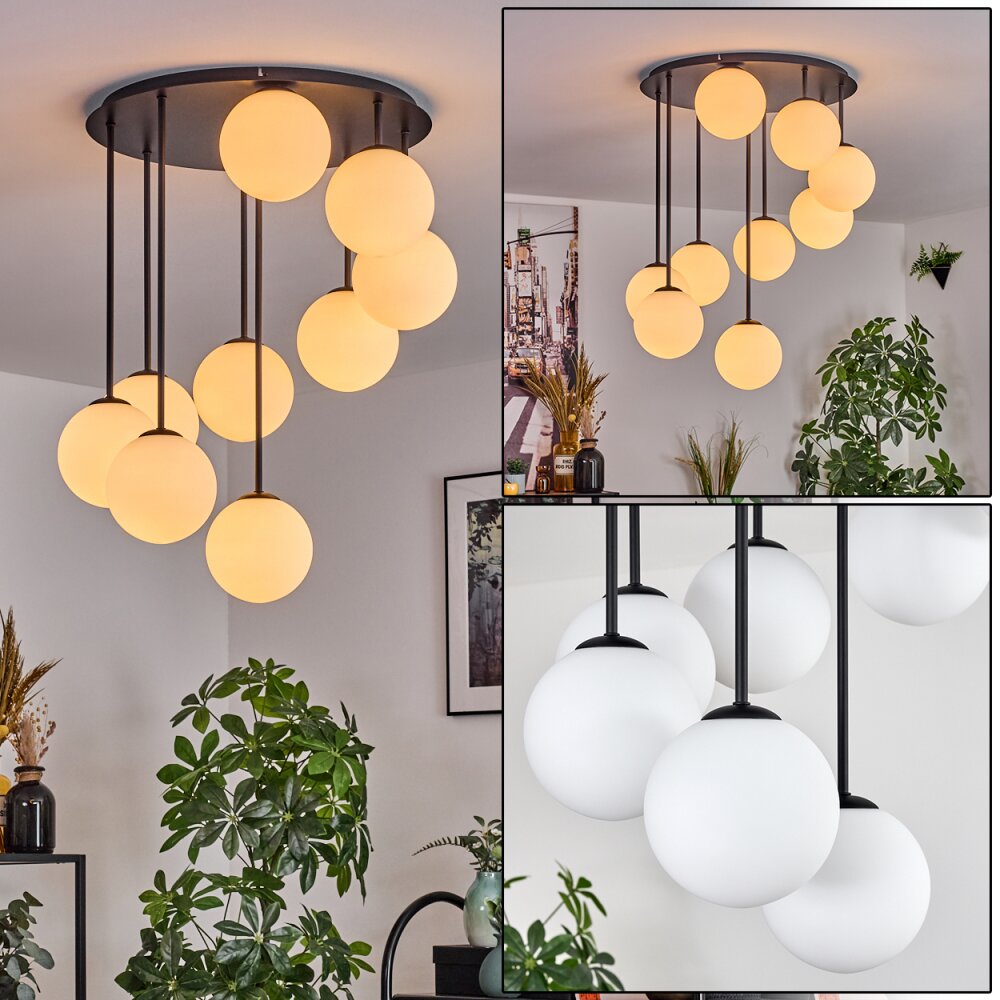Gastor Lampa sufitowa, Kula świetlna Biały, 9-punktowe main product photo