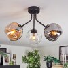 Ripoll Lampa sufitowa, Kula świetlna W kolorze bursztynu, Przezroczysty, Przydymiony, 3-punktowe