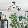 Ripoll Lampa sufitowa, Kula świetlna W kolorze bursztynu, Przezroczysty, Przydymiony, 3-punktowe
