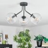 Koyoto Lampa sufitowa, Kula świetlna Przezroczysty, 3-punktowe