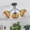 Koyoto Lampa sufitowa, Kula świetlna Złoty, Przezroczysty, 3-punktowe