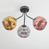 Ripoll lampa sufitowa, kula świetlna złoty, miedziany, przydymiony, 3-punktowe