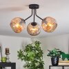 Ripoll lampa sufitowa, kula świetlna bursztynowy, 3-punktowe