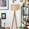 Soungou lampa stojąca kolory naturalne, nikiel matowy, 1-punktowy