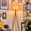 Soungou lampa stojąca kolory naturalne, nikiel matowy, 1-punktowy