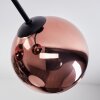 Ripoll Lampa sufitowa, Kula świetlna W kolorze miedzi, 3-punktowe