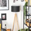 Soungou lampa stojąca chrom, kolory naturalne, 1-punktowy