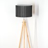 Soungou lampa stojąca chrom, kolory naturalne, 1-punktowy