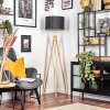 Soungou lampa stojąca chrom, kolory naturalne, 1-punktowy