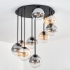 Gastor Lampa sufitowa, Kula świetlna W kolorze bursztynu, Przezroczysty, Przydymiony, 9-punktowe