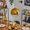 Koyoto Lampa wisząca, Kula świetlna, Lampa wisząca Złoty, Czarny, 1-punktowy