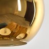 Koyoto Lampa wisząca, Kula świetlna, Lampa wisząca Złoty, Czarny, 1-punktowy