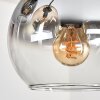 Koyoto lampa sufitowa, kula świetlna bursztynowy, przezroczysty, przydymiony, 9-punktowe