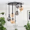Gastor Lampa sufitowa, Kula świetlna W kolorze bursztynu, Przezroczysty, Przydymiony, 9-punktowe