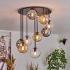 Gastor Lampa sufitowa, Kula świetlna W kolorze bursztynu, Przezroczysty, Przydymiony, 9-punktowe
